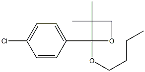 2-(4-Chlorophenyl)-2-butoxy-3,3-dimethyloxetane