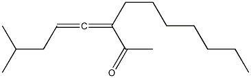 3-Heptyl-7-methyl-3,4-octadien-2-one Structure