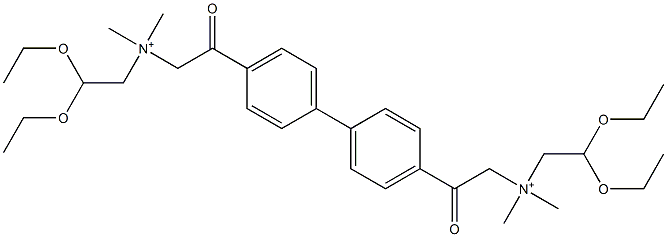 2,2'-[1,1'-Biphenyl-4,4'-diyl]bis[N-(2,2-diethoxyethyl)-N,N-dimethyl-2-oxoethanaminium]