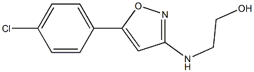 5-(p-Chlorophenyl)-3-[(2-hydroxyethyl)amino]isoxazole|