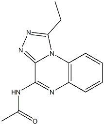 4-Acetylamino-1-ethyl[1,2,4]triazolo[4,3-a]quinoxaline Structure