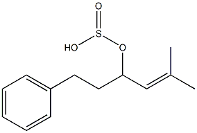 Sulfurous acid (2-phenylethyl)(3,3-dimethylallyl) ester 结构式