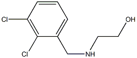 2-[[(2,3-Dichlorophenyl)methyl]amino]ethanol Structure