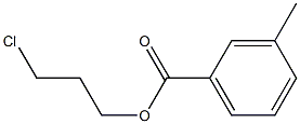 3-Methylbenzenecarboxylic acid 3-chloropropyl ester Structure