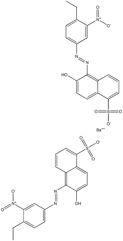 Bis[1-[(4-ethyl-3-nitrophenyl)azo]-2-hydroxy-5-naphthalenesulfonic acid]barium salt