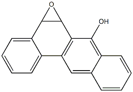 5,6-Dihydro-5,6-epoxybenz[a]anthracen-7-ol,,结构式