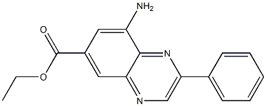 8-Amino-2-phenylquinoxaline-6-carboxylic acid ethyl ester