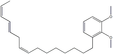  1,2-Dimethoxy-3-[(8Z,11E,13Z)-8,11,13-pentadecatrienyl]benzene