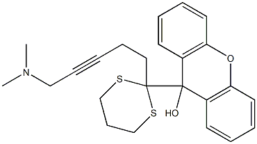  9-[2-[5-Dimethylamino-3-pentynyl]-1,3-dithian-2-yl]-9H-xanthen-9-ol