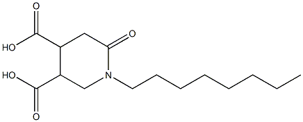 1-Octyl-6-oxo-3,4-piperidinedicarboxylic acid|