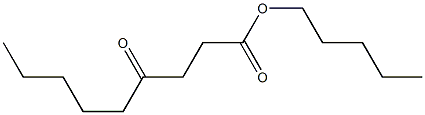4-Ketopelargonic acid pentyl ester Struktur