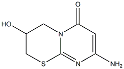 8-アミノ-3,4-ジヒドロ-3-ヒドロキシ-2H,6H-ピリミド[2,1-b][1,3]チアジン-6-オン 化学構造式