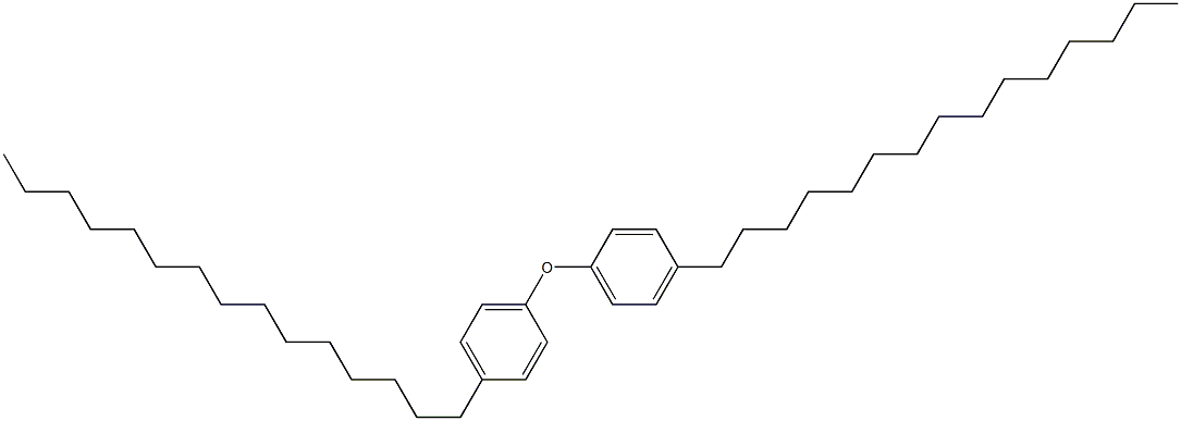 ビス(4-ペンタデシルフェニル)エーテル 化学構造式