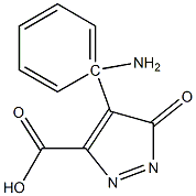 1-Aminophenyl-3-carboxy-5-pyrazolone Structure