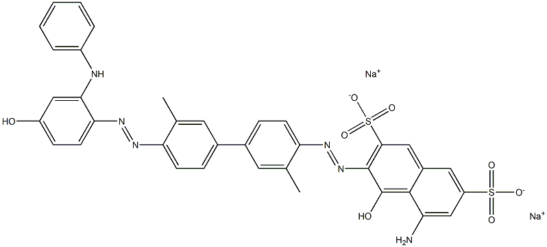 5-Amino-4-hydroxy-3-[[4'-[[4-hydroxy-2-(phenylamino)phenyl]azo]-3,3'-dimethyl-1,1'-biphenyl-4-yl]azo]naphthalene-2,7-disulfonic acid disodium salt