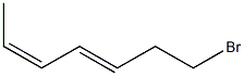 (3E,5Z)-1-Bromo-3,5-heptadiene Structure