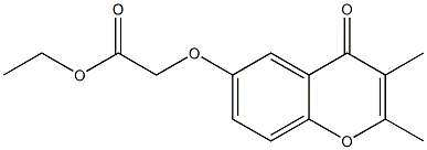 [(2,3-Dimethyl-4-oxo-4H-1-benzopyran-6-yl)oxy]acetic acid ethyl ester