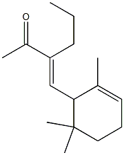 4-(2,6,6-Trimethyl-2-cyclohexenyl)-3-propyl-3-buten-2-one Structure