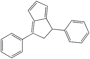 1,3-Diphenyl-1,2-dihydropentalene Struktur