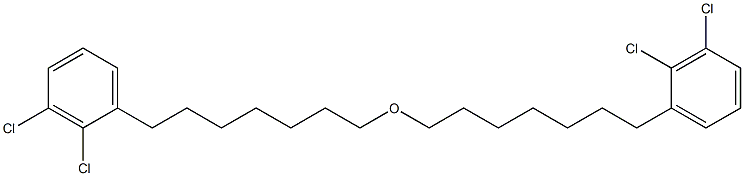 2,3-Dichlorophenylheptyl ether,,结构式