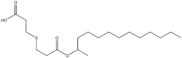 3,3'-Thiobis(propionic acid)1-methyl 1'-dodecyl ester,,结构式