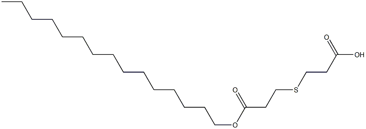 3,3'-Thiobis(propionic acid pentadecyl) ester Structure