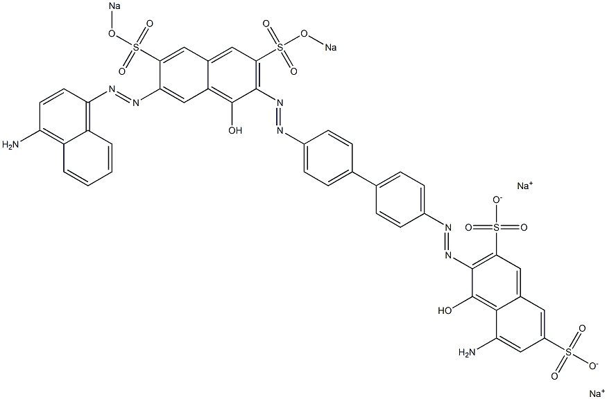 5-Amino-3-[[4'-[[7-[(4-amino-1-naphthalenyl)azo]-1-hydroxy-3,6-bis(sodiosulfo)-2-naphthalenyl]azo]-1,1'-biphenyl-4-yl]azo]-4-hydroxynaphthalene-2,7-disulfonic acid disodium salt