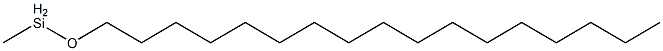 Methyl(heptadecyloxy)silane Structure