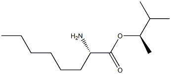 (R)-2-Aminooctanoic acid (S)-1,2-dimethylpropyl ester Structure