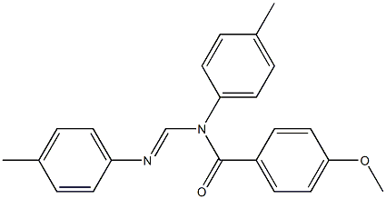 N1-(4-Methoxybenzoyl)-N1,N2-di(p-tolyl)formamidine,,结构式