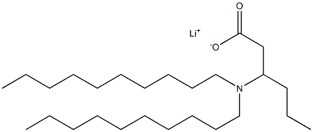 3-(Didecylamino)hexanoic acid lithium salt