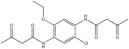 1,4-ビス(3-オキソブチリルアミノ)-2-クロロ-5-エトキシベンゼン 化学構造式
