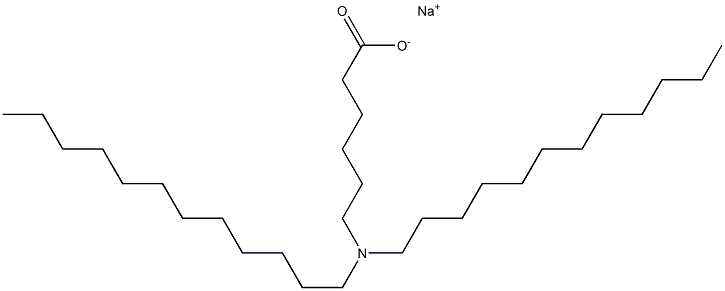 6-(Didodecylamino)hexanoic acid sodium salt,,结构式