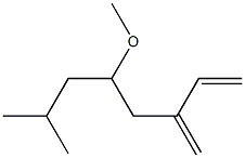 5-Methoxy-7-methyl-3-methylene-1-octene Struktur