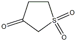 3-オキソテトラヒドロチオフェン1,1-ジオキシド 化学構造式