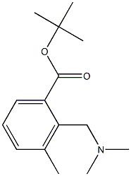 2-Dimethylaminomethyl-3-methylbenzoic acid tert-butyl ester 结构式