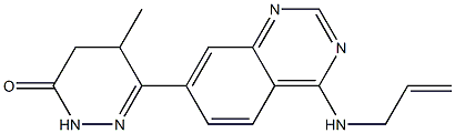 4,5-Dihydro-5-methyl-6-(4-allylaminoquinazolin-7-yl)pyridazin-3(2H)-one