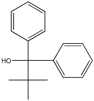 1,1-Diphenyl-2,2-dimethyl-1-propanol Struktur