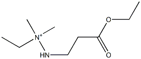 2-(2-Ethoxycarbonylethyl)-1-ethyl-1,1-dimethylhydrazinium