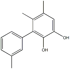 4,5-Dimethyl-3-(3-methylphenyl)benzene-1,2-diol