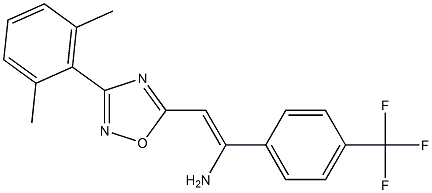 5-[(Z)-2-Amino-2-(4-trifluoromethylphenyl)ethenyl]-3-(2,6-dimethylphenyl)-1,2,4-oxadiazole