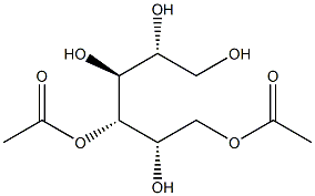 L-Glucitol 4,6-diacetate 结构式