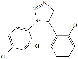1-(4-Chlorophenyl)-5-(2,6-dichlorophenyl)-4,5-dihydro-1H-1,2,3-triazole