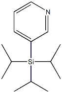 3-(Triisopropylsilyl)pyridine,,结构式