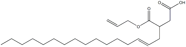 3-(2-Hexadecenyl)succinic acid 1-hydrogen 4-allyl ester 结构式