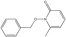 1-Benzyloxy-6-methyl-2(1H)-pyridone,,结构式