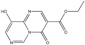 9-Hydroxy-4-oxo-4H-pyrimido[1,6-a]pyrimidine-3-carboxylic acid ethyl ester Structure