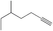 5-メチル-1-ヘプチン 化学構造式