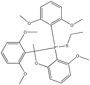 Tris(2,6-dimethoxyphenyl)(ethylthio)phosphonium