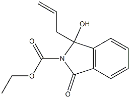 2-(Ethoxycarbonyl)-3-allyl-3-hydroxyisoindolin-1-one Structure